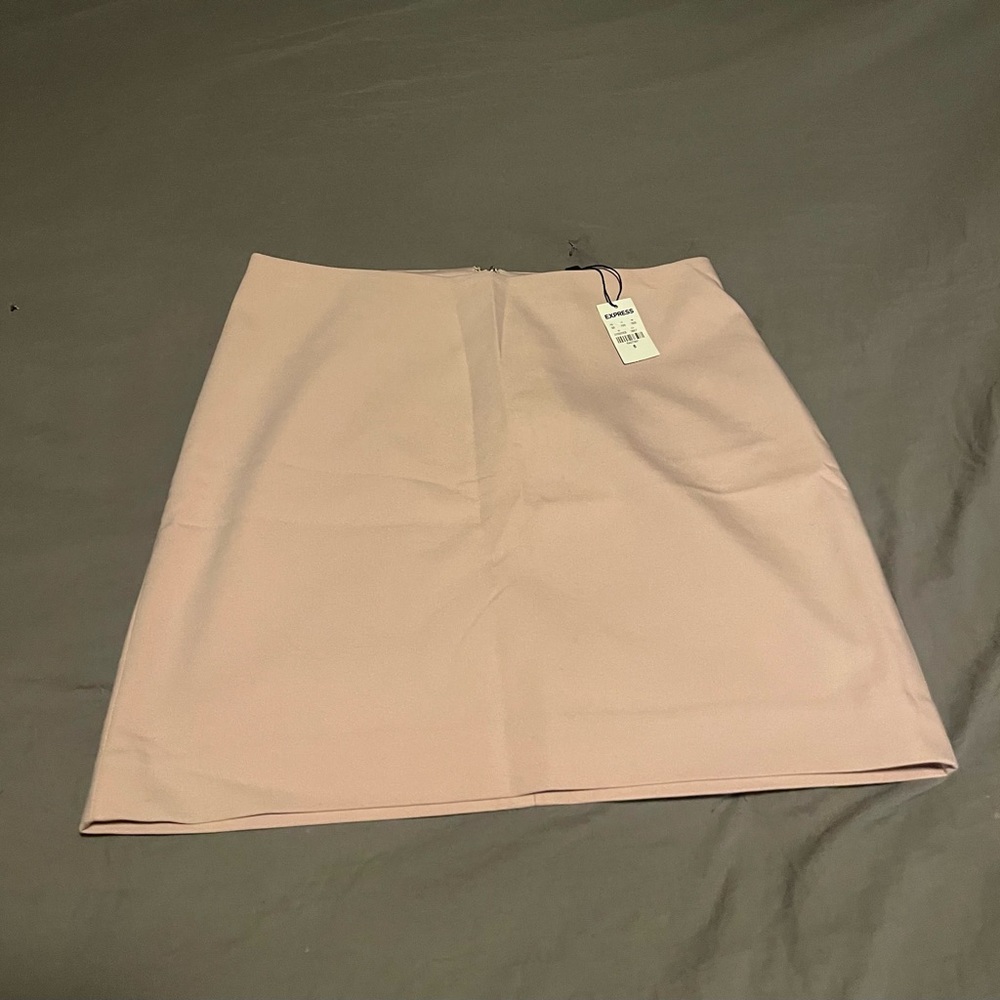 Express baby blue mini skirt. Size 8 NWT